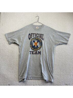 Vintage Nova Scotia Canada Official Beer Drinking Team College Gray Men Sz 2XL